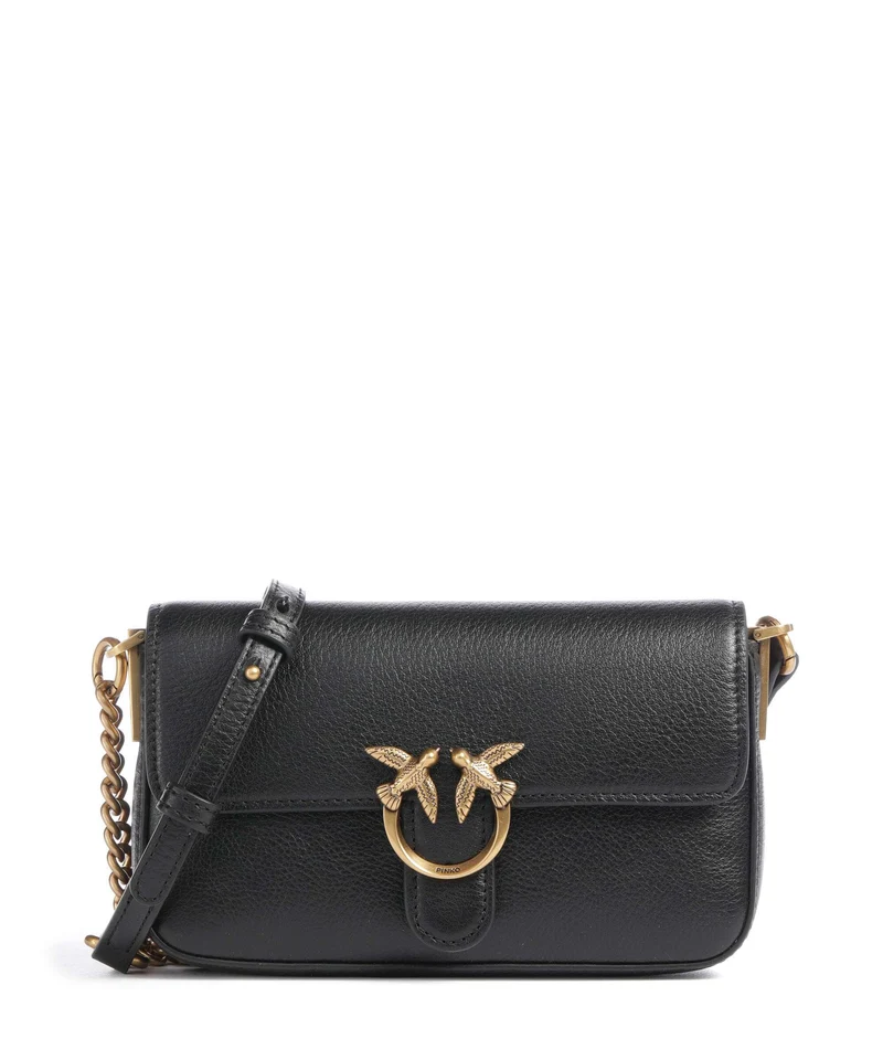 Pinko Love One Baby Slouchy Sac bandoulière nero/antique gold