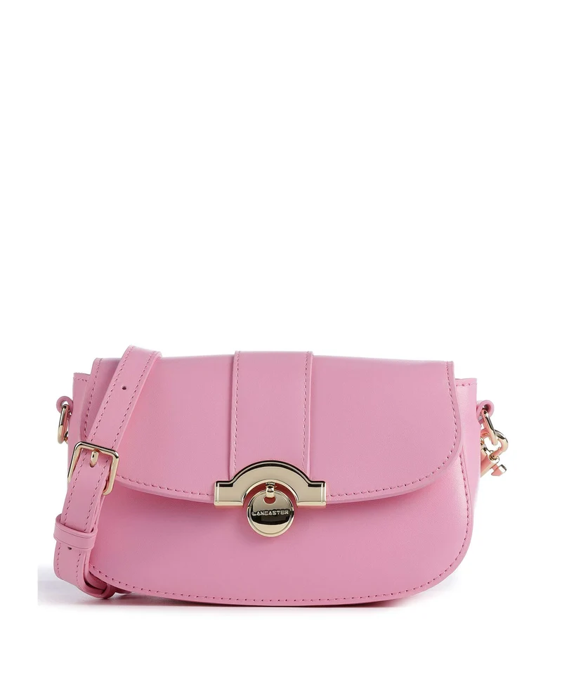 Lancaster Paris Médaille Sac bandoulière rose