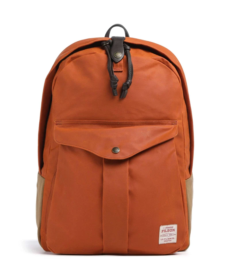 Filson Oil Finish Tin Cloth Journeyman Sac à dos rust