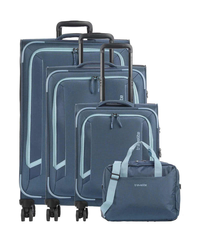 Travelite Corsiica Set de valise (4 roues) blue