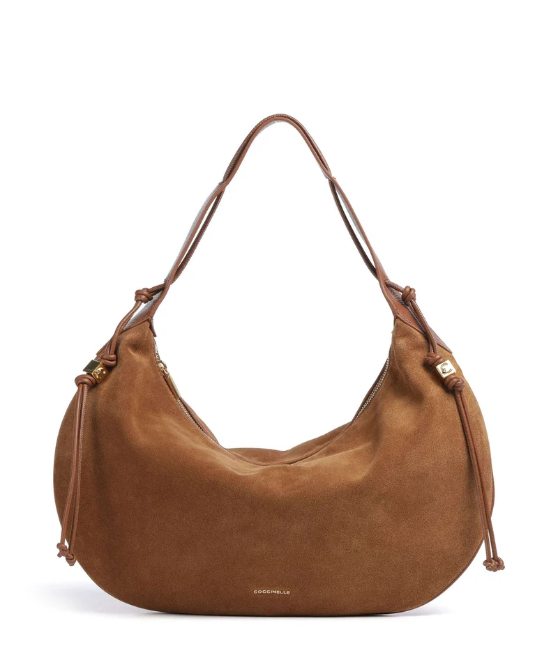 Coccinelle Thess Suede Sac fourre-tout cognac