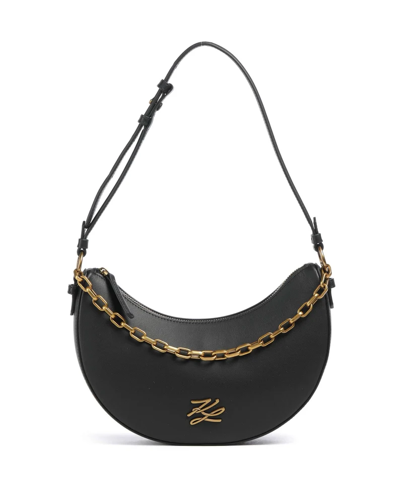 Karl Lagerfeld K/Autograph Medium Sac porté épaule black/gold