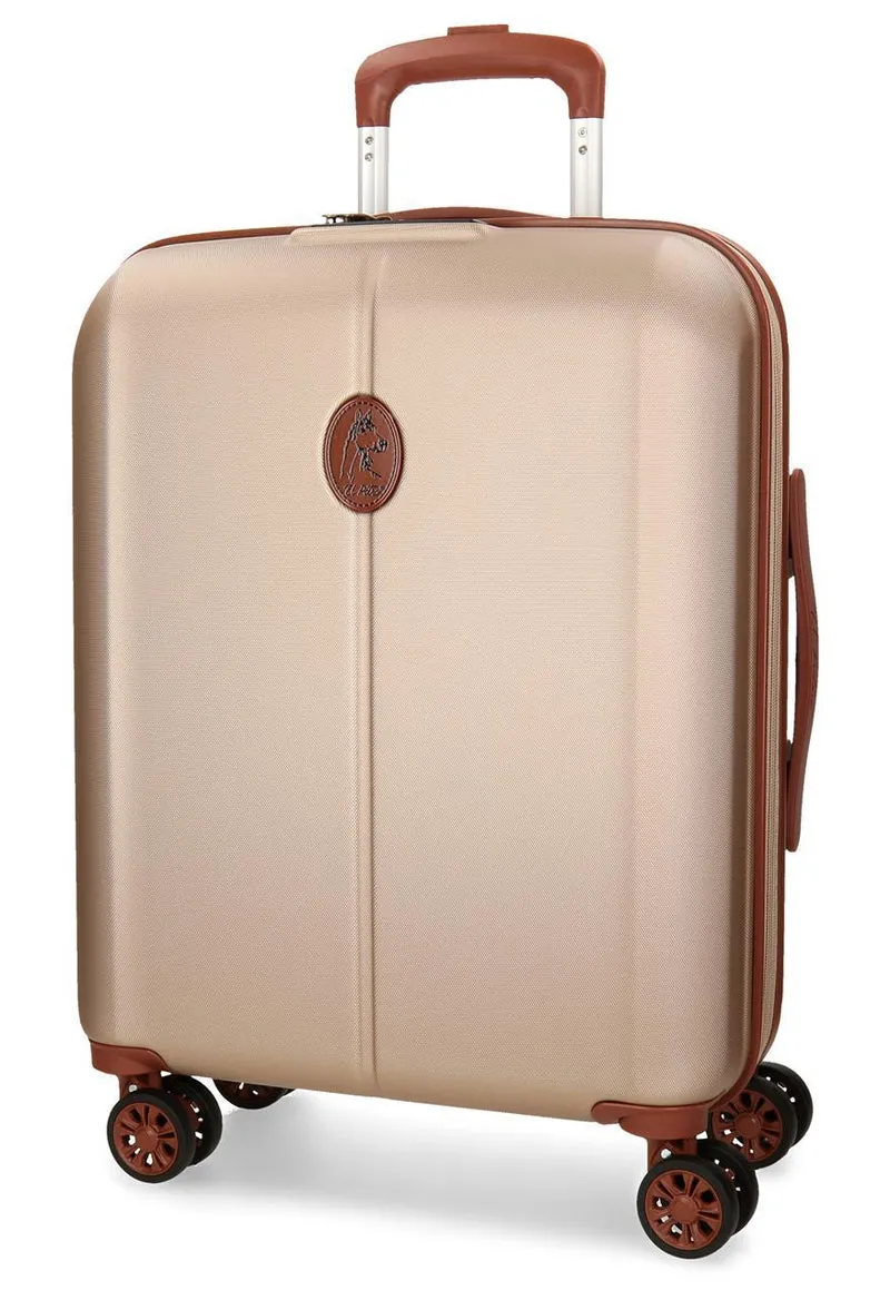 5128627 TROLLEY ABS 55CM. C/EXP. 4R. EL POTRO OCURI CHAMPAGN