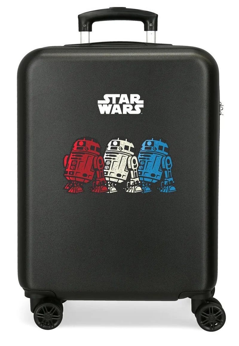 4571141 TROLLEY ABS 55CM. 4R. STAR WARS R2D2 NEGRO