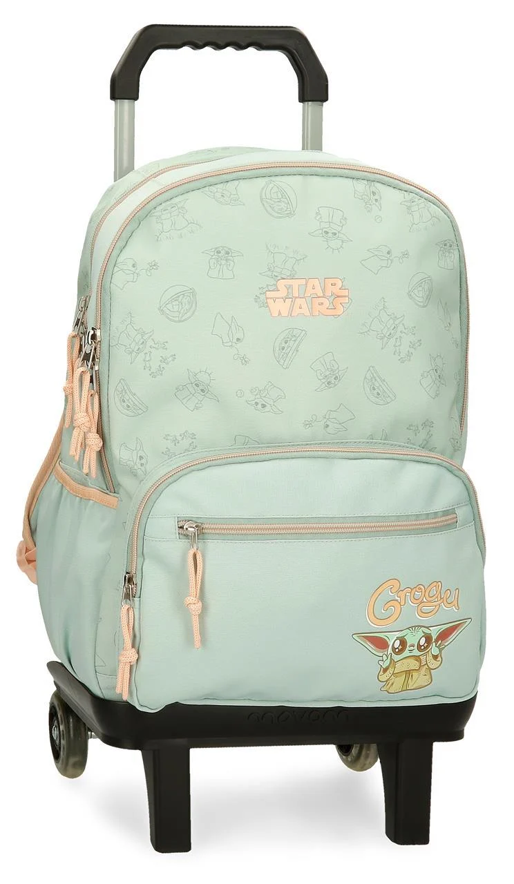 38127T1 MOCHILA ADAP. 44CM. C/CARRO. GROGU