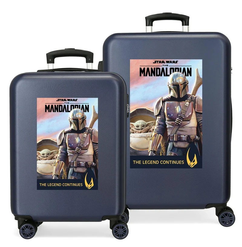 3451924 SET/2 TROLLEY ABS 55-68CM. 4R. STAR WARS LEGEND CONT