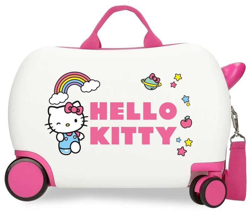 2151023 MALETA INF.ABS 4R.(2 MULTI.) 45CM. HELLO KITTY YOU A