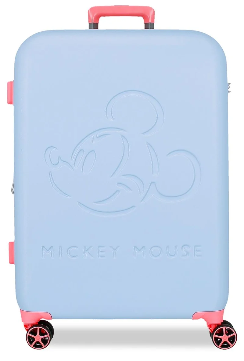 5439221 TROLLEY ABS 65CM. 4R. MICKEY CRAZY TRIP AZUL