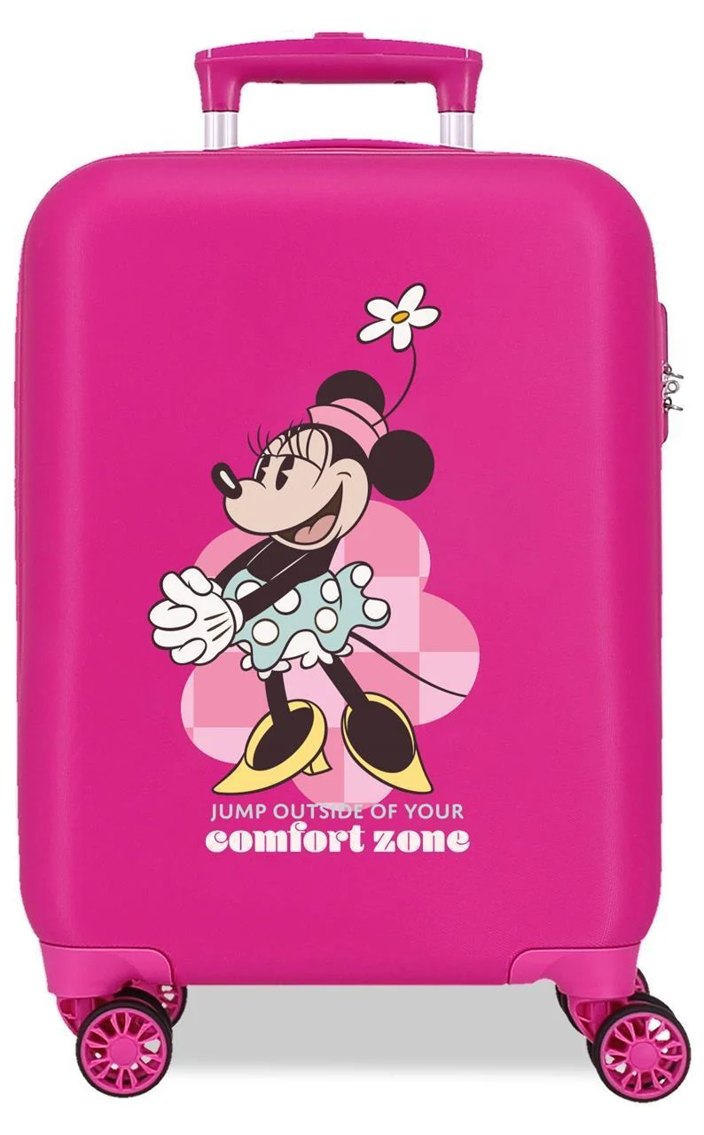 4771343 TROLLEY ABS 50CM. 4R. MINNIE CONFORT ZONE FUCSIA