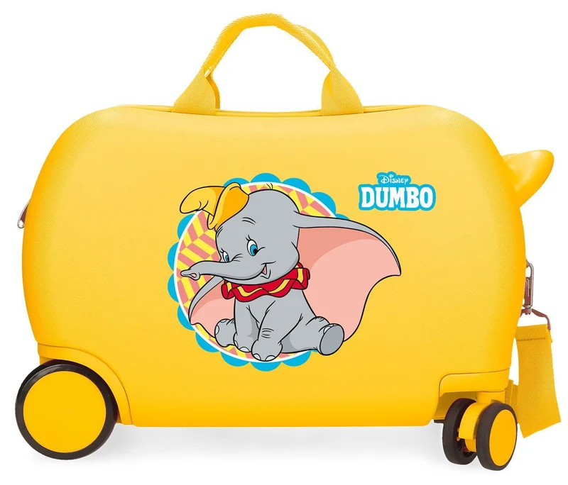 2661026 MALETA INF.ABS 4R.(2 MULTI.) 45CM. DUMBO OCRE