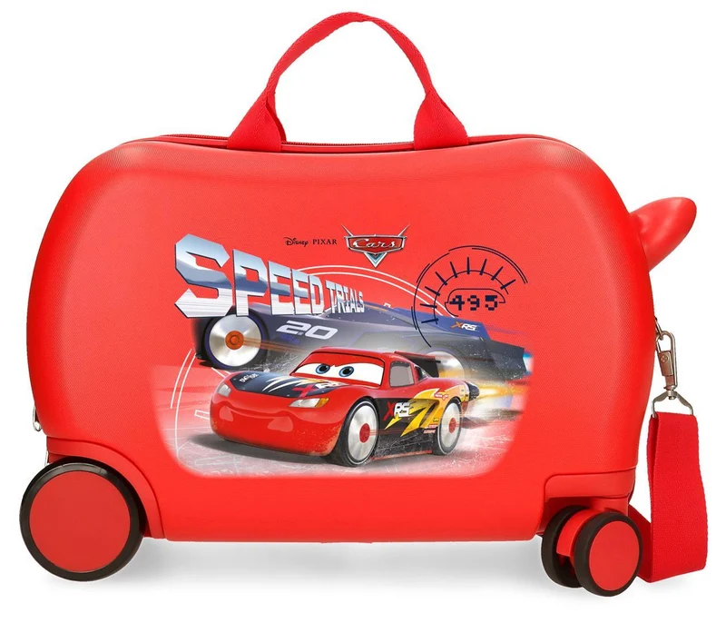 4031021 MALETA INF.ABS 4R.(2 MULTI.) 45CM. CARS SPEED TRIALS