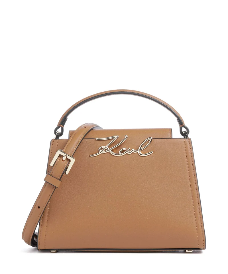 Karl Lagerfeld K/Signature Mini Sac à main caramel