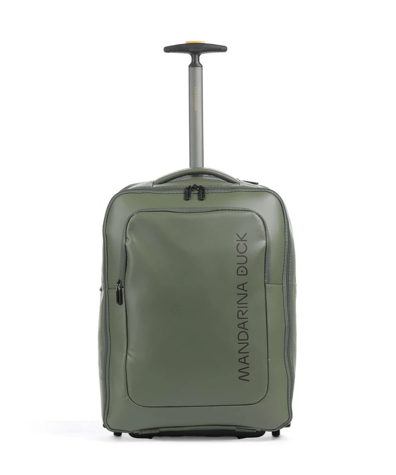 Mandarina Duck Eco Coated Sac à dos à roulettes pine green