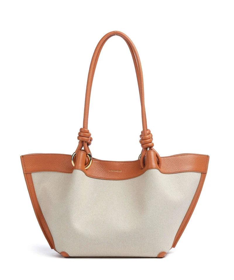 Coccinelle Finn Canvas Sac fourre-tout natural/crab
