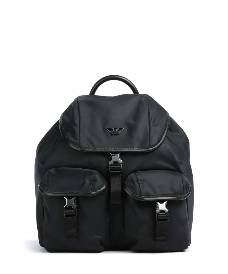 Emporio Armani Recycled Nylon Sac à dos black beauty
