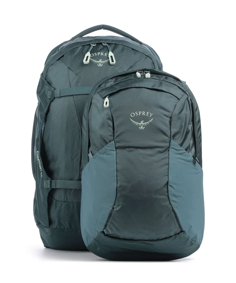 Osprey Farpoint 55 Sac à dos de voyage cascade blue/torrent blue