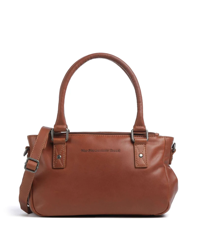 The Chesterfield Brand Wax Pull Up Cow Fenja Sac à main cognac