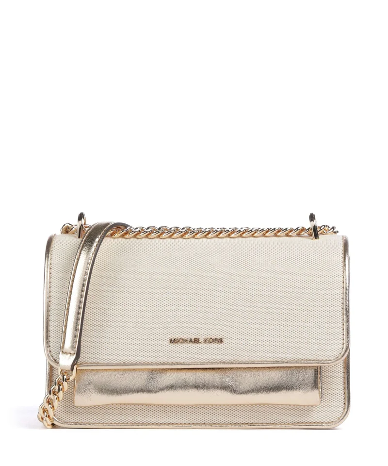 Michael Kors Claire Sac porté épaule pale gold