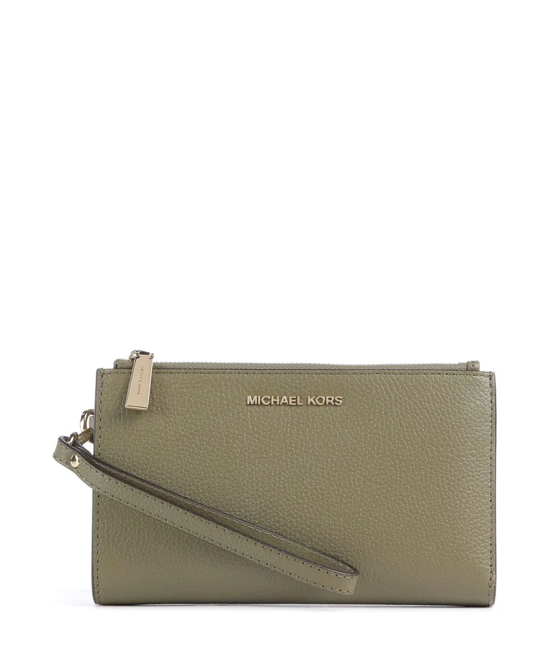 Michael Kors Jet Set Portefeuille safari green