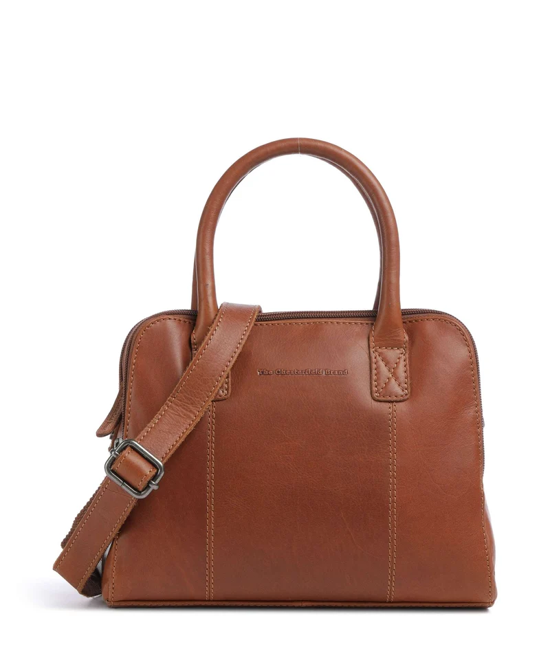 The Chesterfield Brand Wax Pull Up Cow Ezra Sac à main cognac