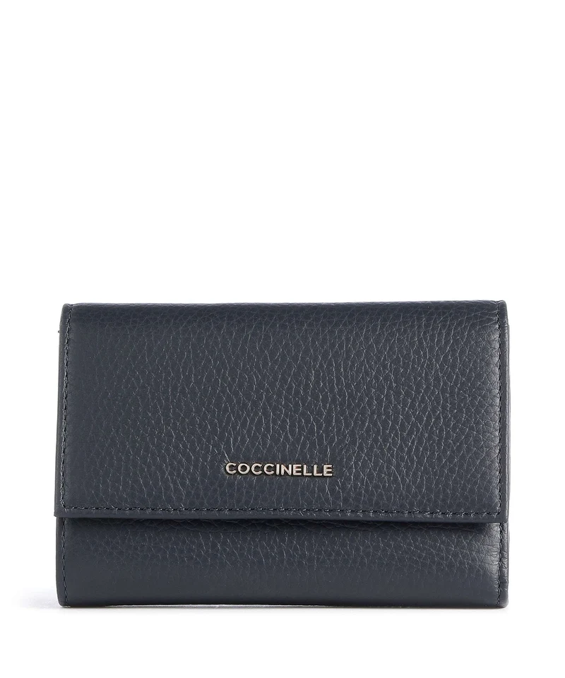 Coccinelle Metallic Soft Portefeuille midnight blue