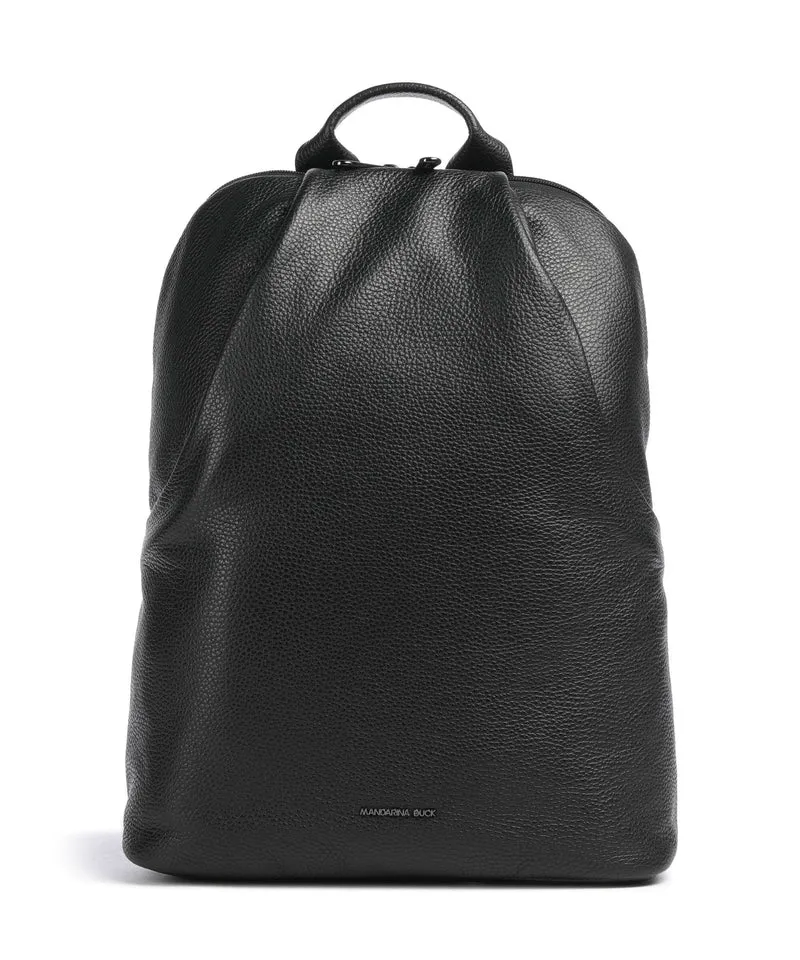 Mandarina Duck Mellow Leather Sac à dos nero