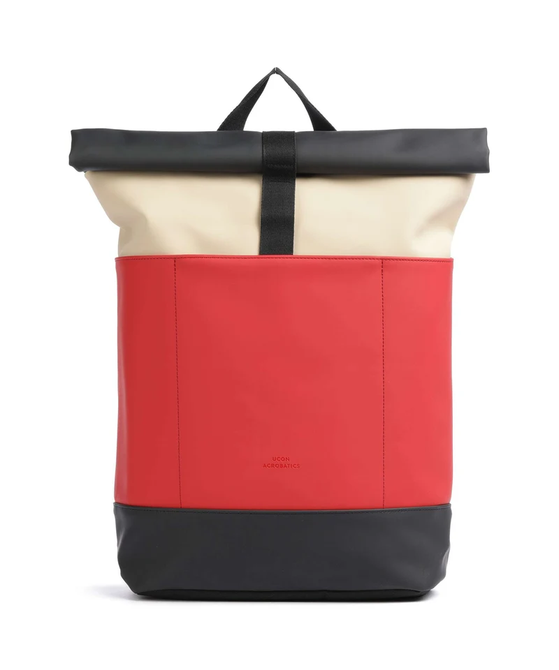 Ucon Acrobatics Lotus Hajo Medium Sac à dos roll-top light almond/red