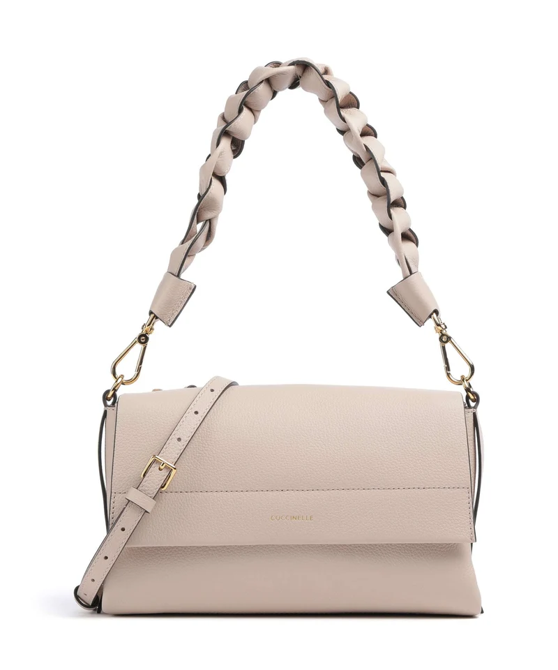 Coccinelle Boheme Grana Double Sac porté épaule rosette/warm taupe
