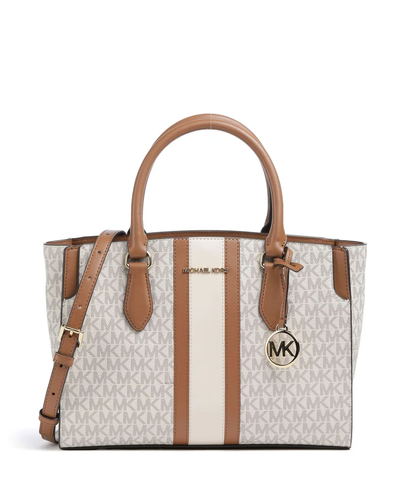 Michael Kors Becca Medium Sac à main vanilla/acorn