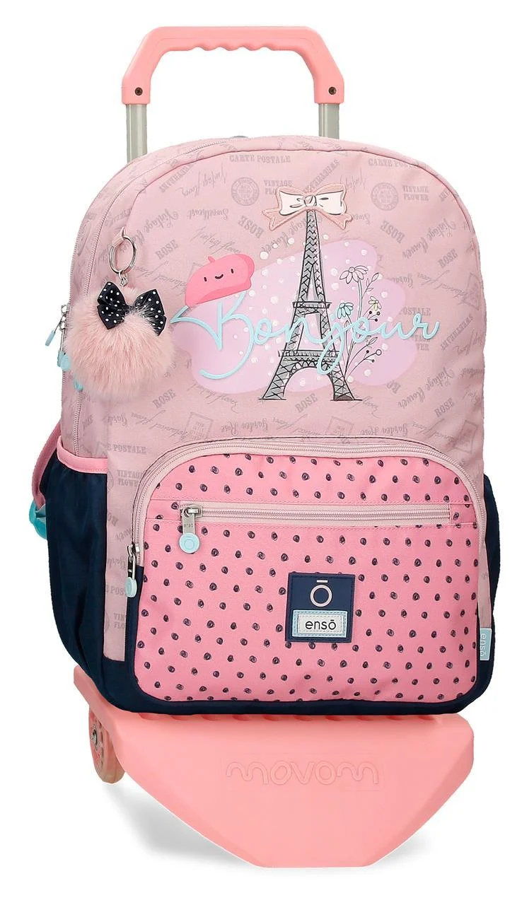 95226T1 MOCHILA ADAP.42CM. 2C. C/CARRO ENSO BONJOUR