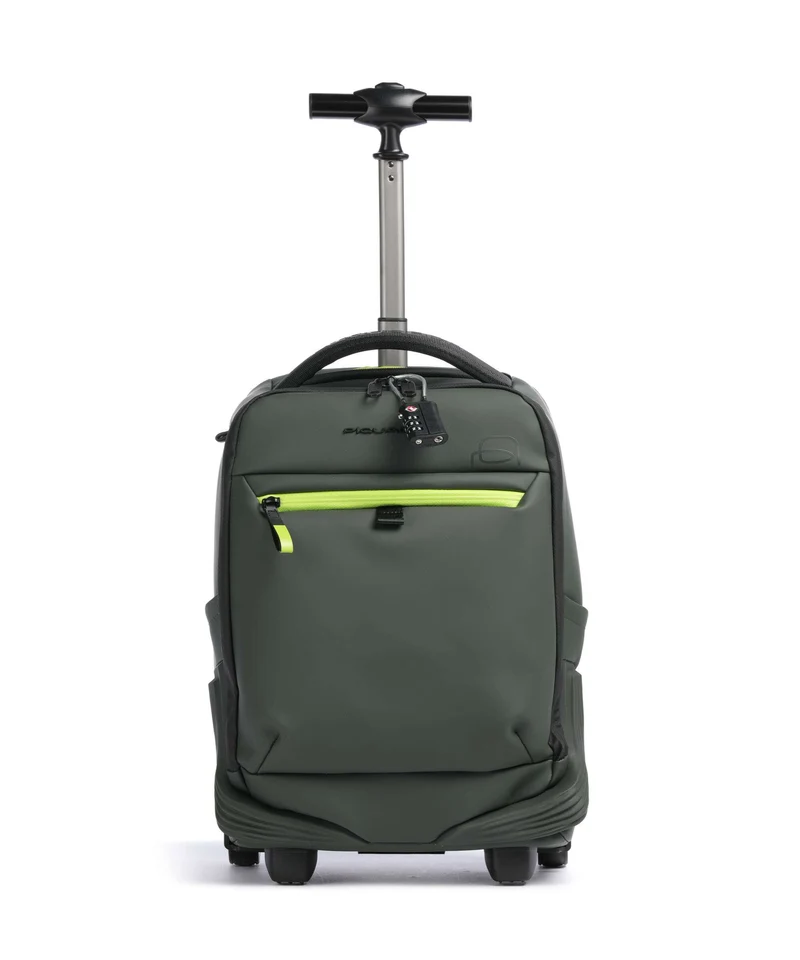 Piquadro Corner Sac à dos à roulettes sage green