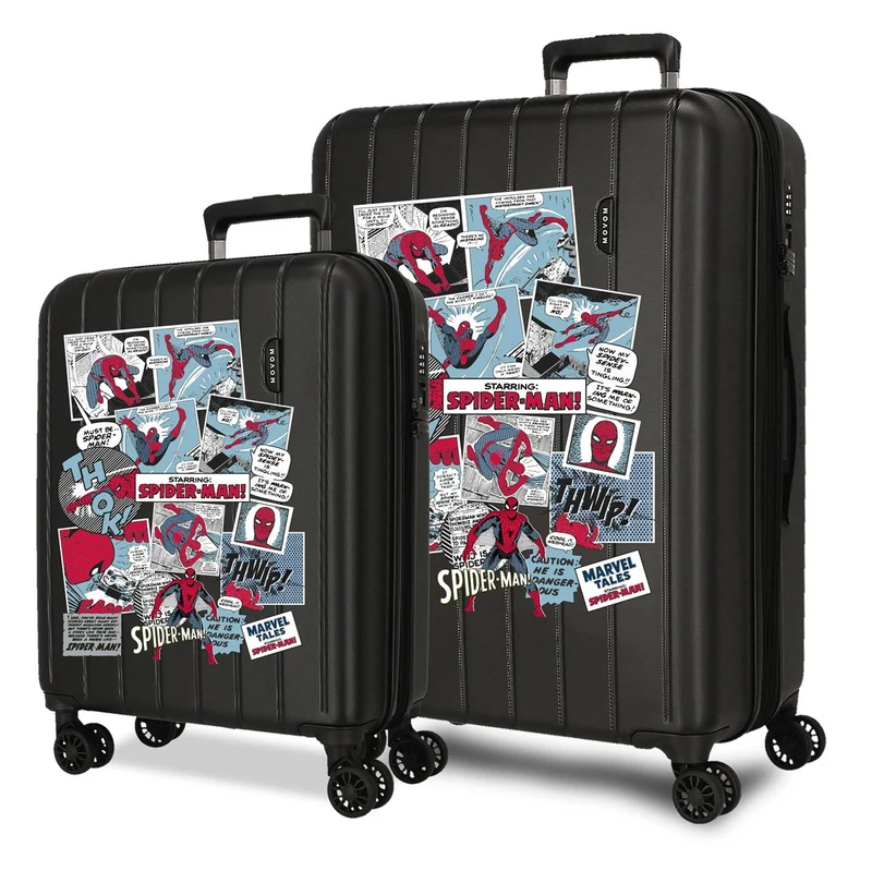3488941 SET/2 TROLLEY ABS 55-65CM.4R.C/EXP SPIDERMAN COMIC N