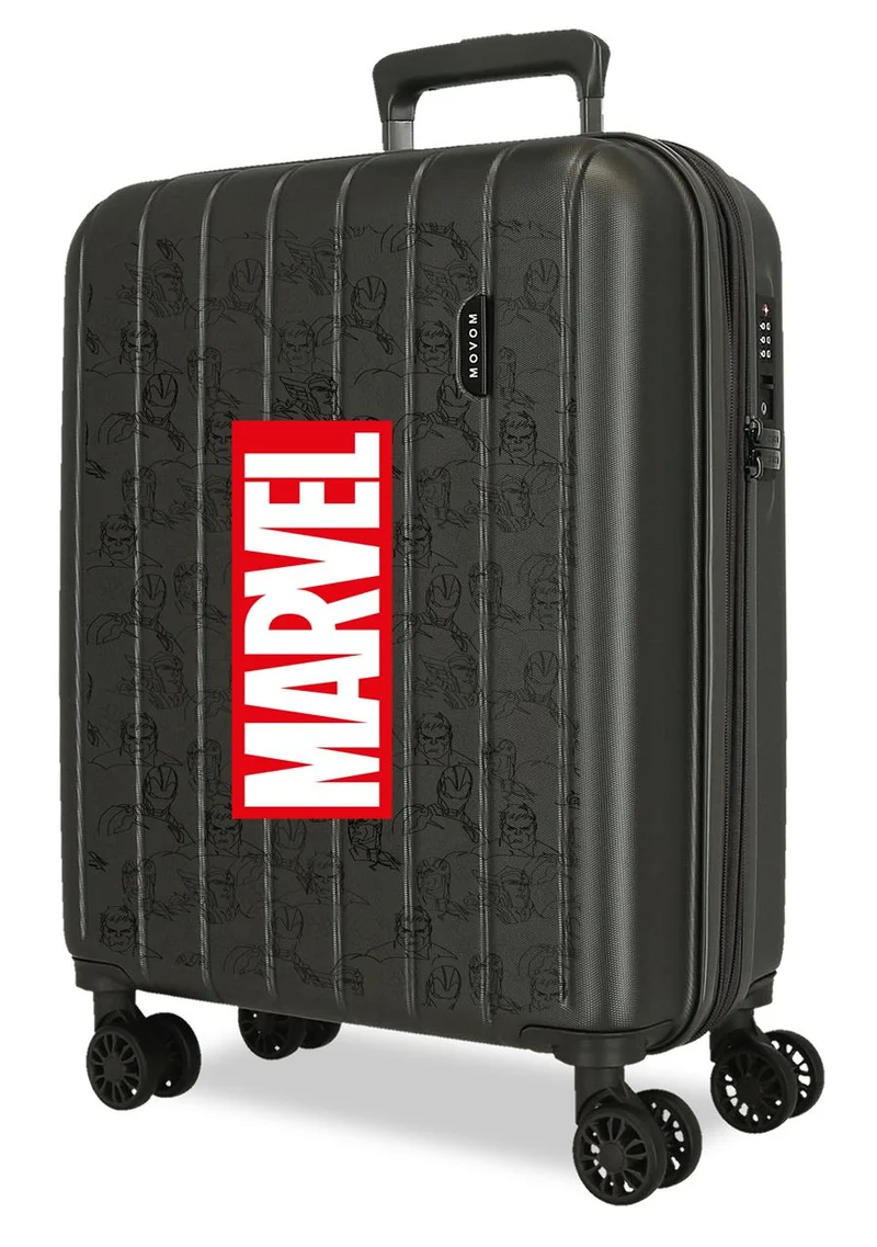 3488642 TROLLEY ABS 55CM.4R.C/EXP. MARVEL LOGO ANTRACITA