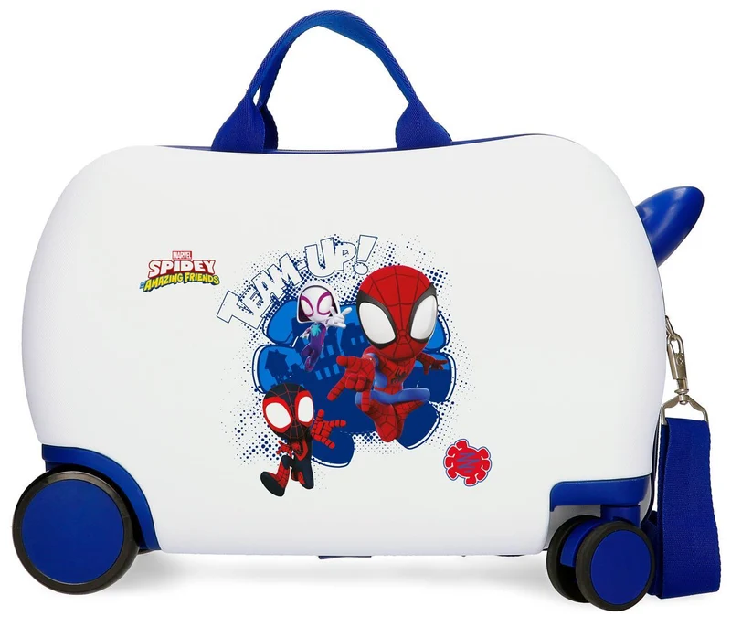 2121041 MALETA INF.ABS 4R.(2 MULTI.) 45CM. SPIDEY TEAM UP BL