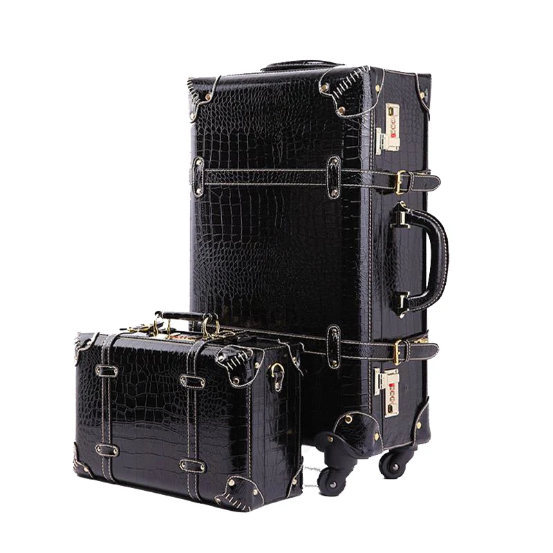 Valise Deluxe Malle Crocodile