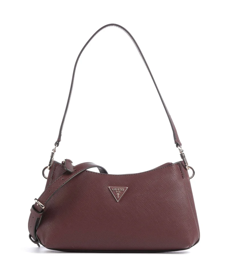 Guess Noelle II Sac porté épaule burgundy