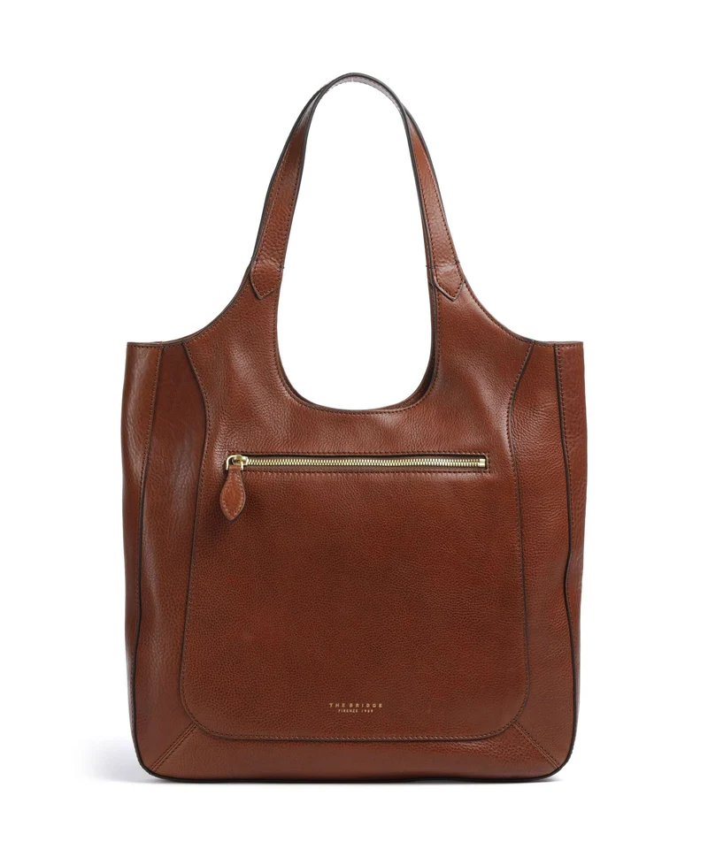 The Bridge Luce Soft Sac fourre-tout marrone
