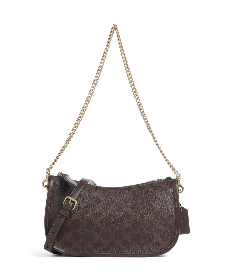 Coach Waverly Signature Sac porté épaule maple