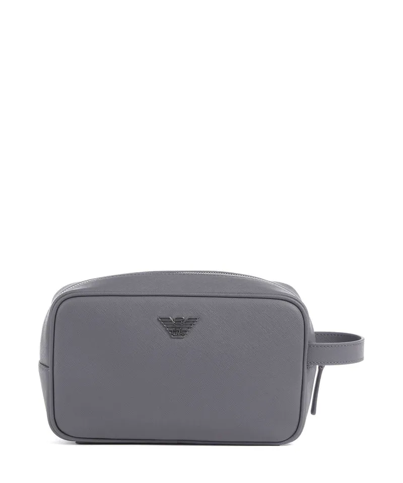 Emporio Armani Business Regenerated Trousse de toilette grey