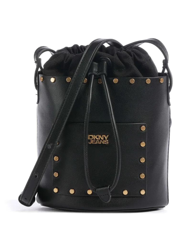DKNY Payton Sac seau black/gold