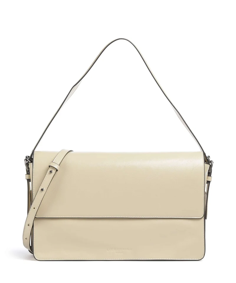 Liebeskind Audrey Recycled Lack Distressed M Sac porté épaule biscotti