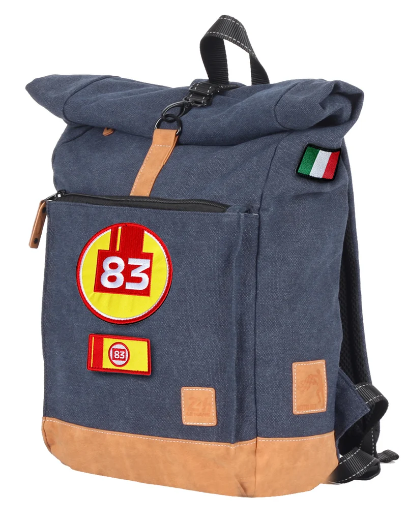 Sac à Dos Tendance 24H - Bleu - Personnalisable et Confortable avec Patch - LÉGENDE