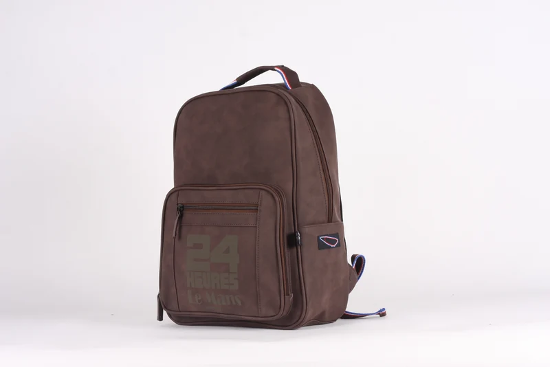 Sac à Dos 24H - Marron - Effet Nubuc et Multimédia 45 x 32 x 14 cm - CENTENAIRE