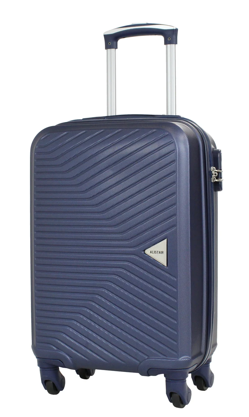 Valise cabine S 55 cm Alistair - Collection Iron - 4 roues - ABS ultra résistant - Bleu