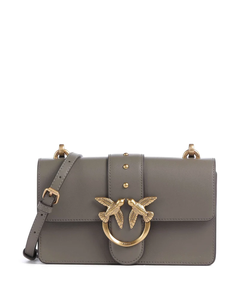Pinko Love One Mini Sac bandoulière verde/oliva scuro/antique gold