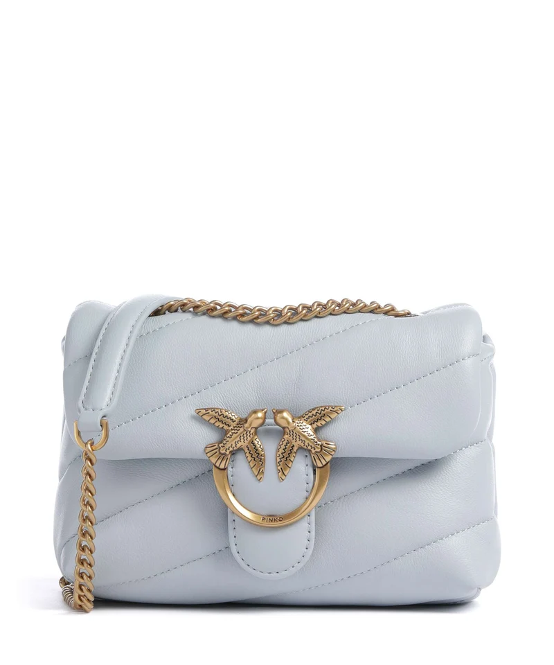 Pinko Love Puff Baby Sac porté épaule azzurro celeste/antique gold