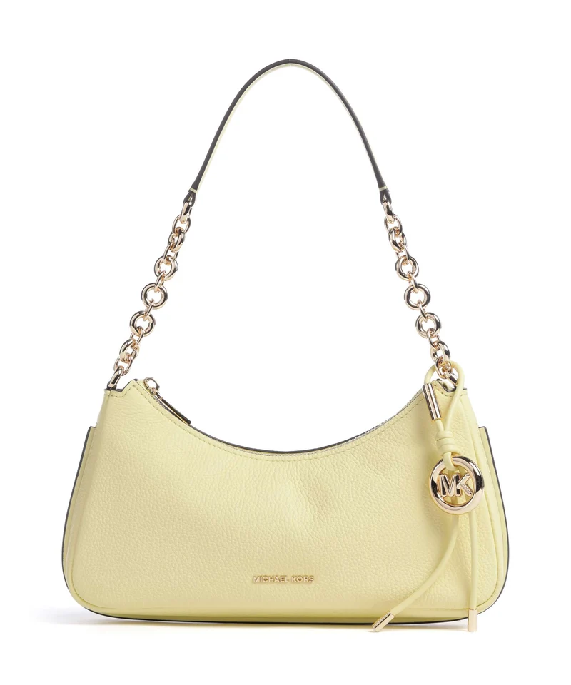 Michael Kors Nolita Medium Sac porté épaule lemon
