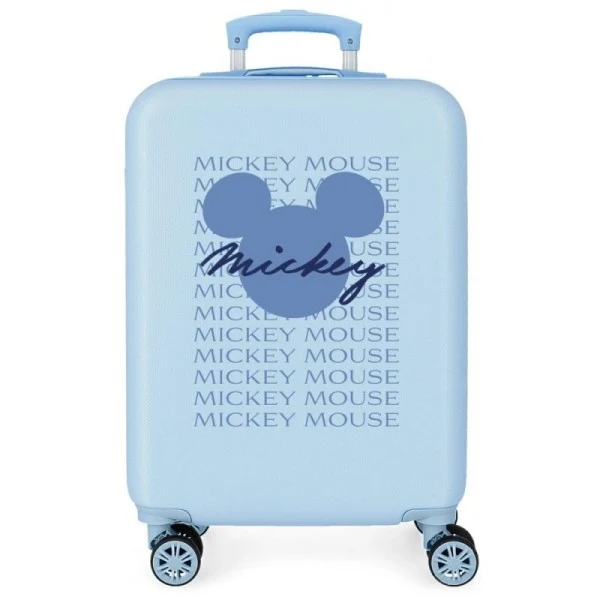 Maleta de cabina rígida Disney Mickey signature 55 cm Azul