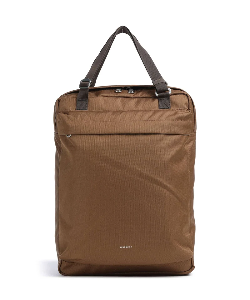 Sandqvist Go 2-Way Sac à main porté dos sepia brown
