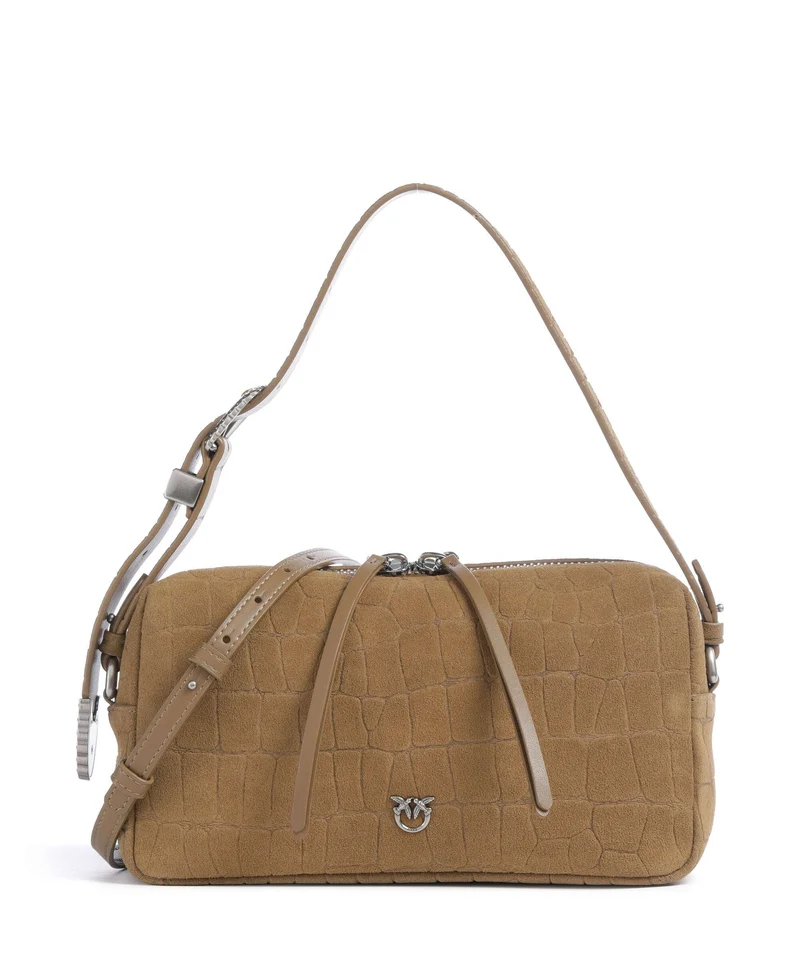 Pinko Sac porté épaule verde canguro/old silver